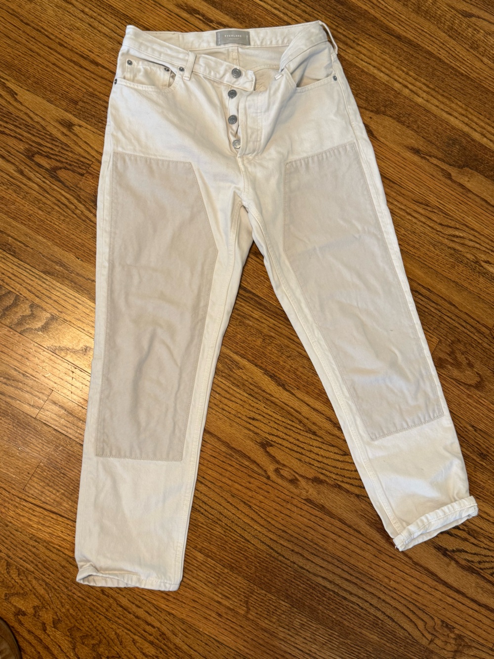 Everlane Off-White 90s Cheeky Skinny Jeans
